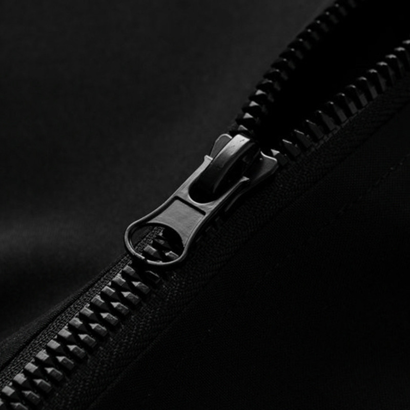 AUGOO Men's Black Jackets Fashion Stylish Lightweight Windbreaker Spring Fall Casual Jackets for Men - Image 2