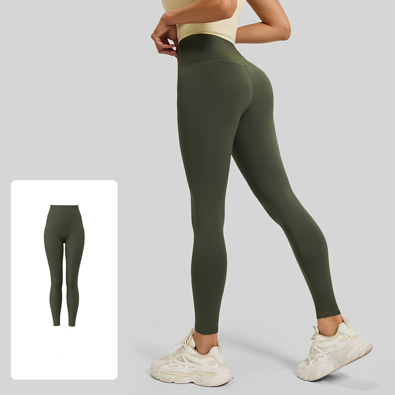 AUGOO Soft Yoga Pants for Women,High Waisted Tummy Control Workout Leggings ,Non See Through - Image 4