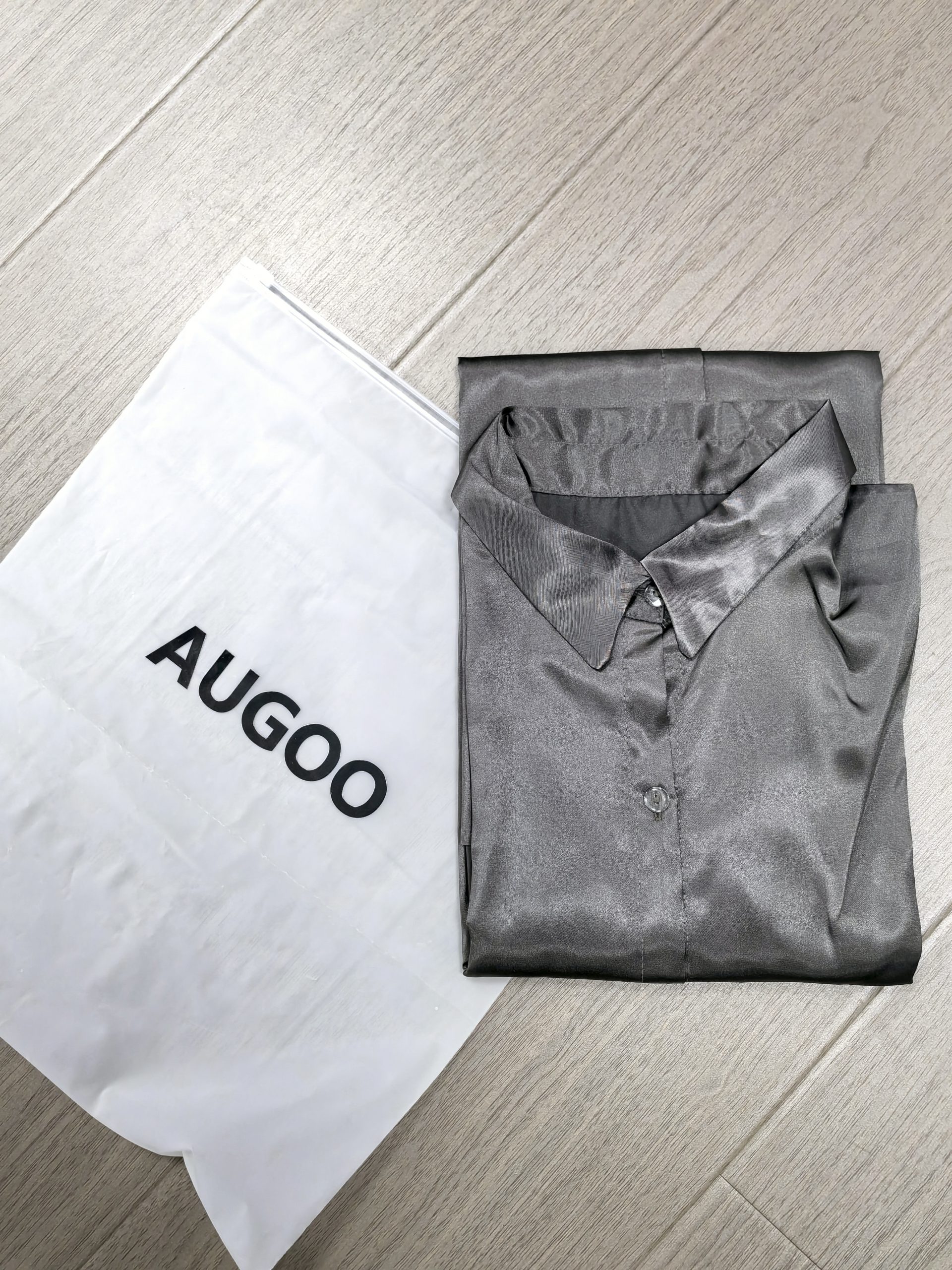 AUGOO Night gowns for Women Button Down Sleep Shirts Nightshirt Classic Pajama Dress Soft Sleepwear - Image 4