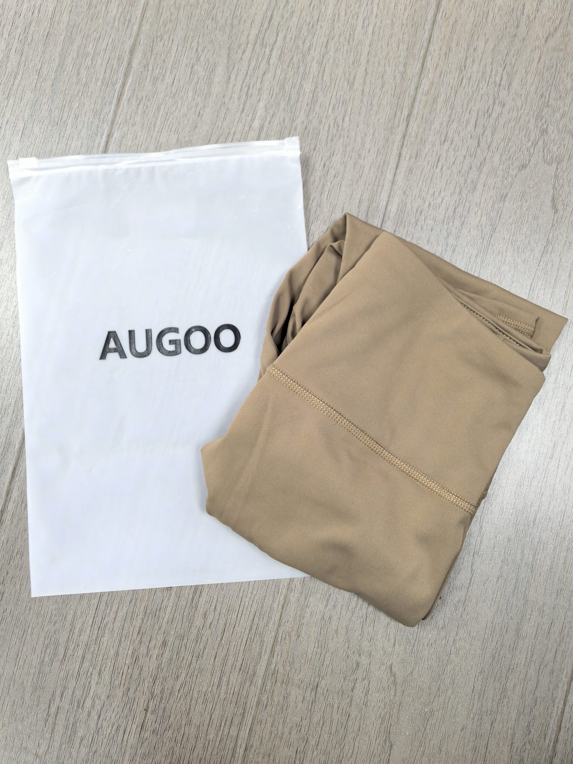 AUGOO Yoga pants for Women Tummy Control Squat Proof Ribbed Thick Seamless Scrunch Active Pants - Image 5